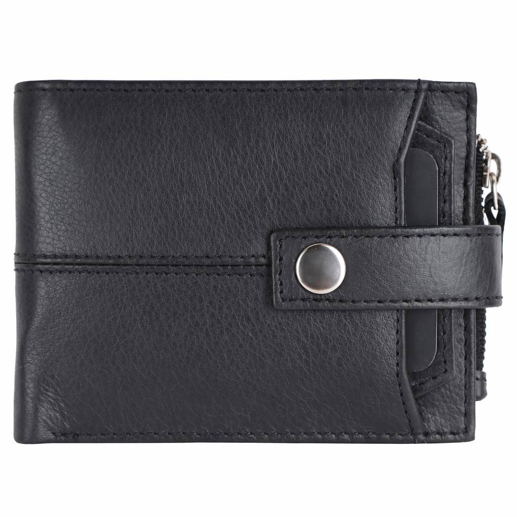 Premium Genuine Leather Bifold Wallet for Men